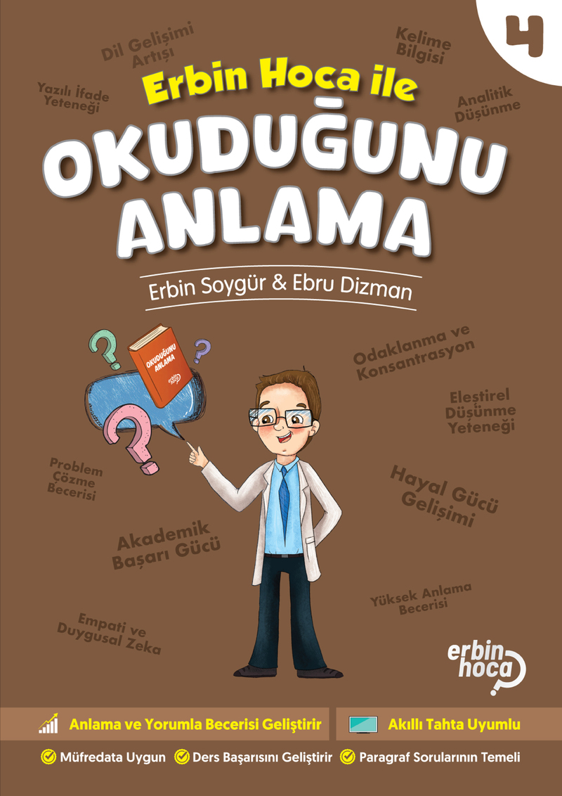 Erbin Hoca ile Okuduğunu Anlama 4 Kapak Resmi