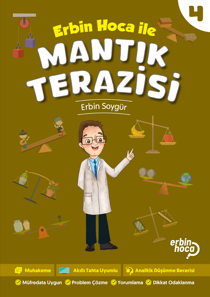 Erbin Hoca ile Mantık Terazisi - 4 Kapak Resmi
