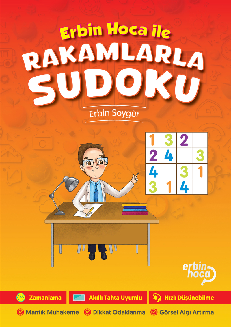 Erbin Hoca ile Rakamlarla Sudoku Kapak Resmi