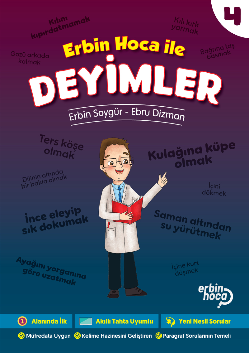Erbin Hoca ile Deyimler 4 Kapak Resmi