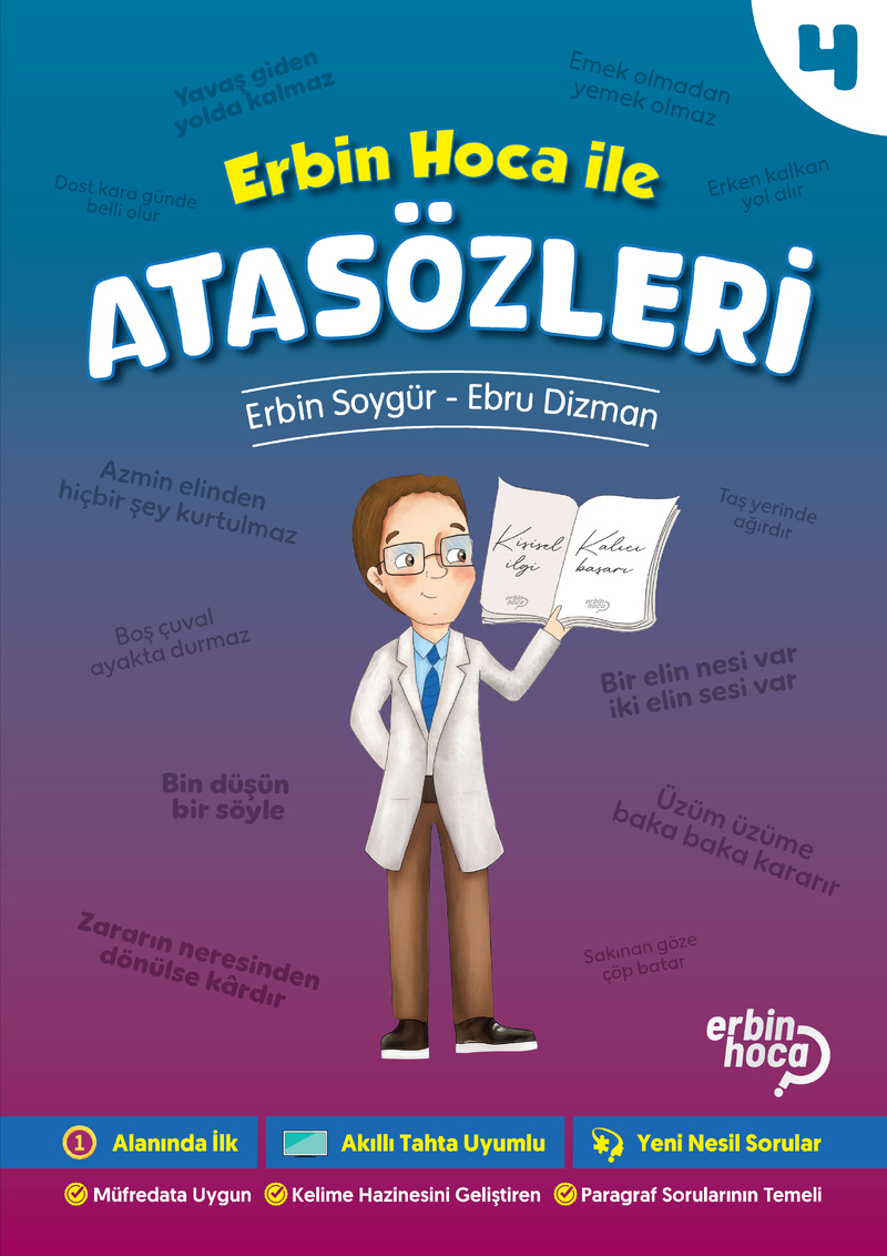 Erbin Hoca ile Atasözleri 4 Kapak Resmi