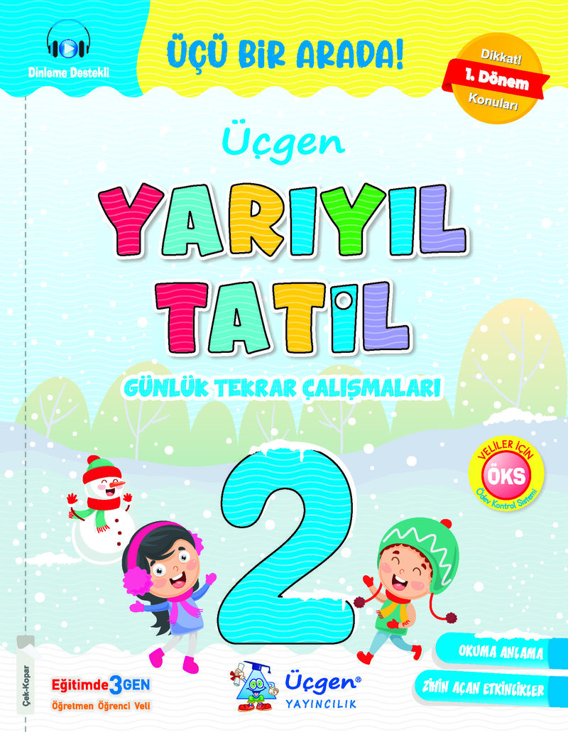 2. Sınıf Yarıyıl Tatil Kitabı Kapak Resmi