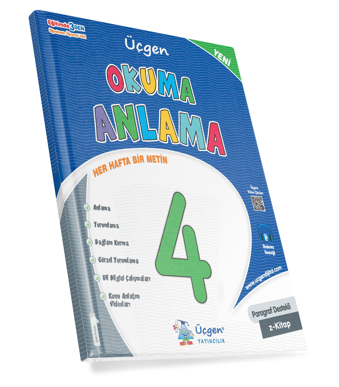 4. Sınıf Türkçe Okuma - Anlama Kapak Resmi