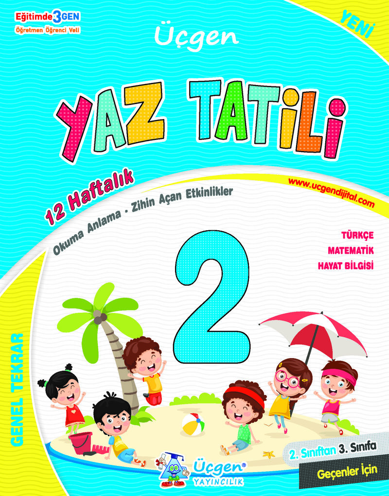 2. Sınıf Yaz Tatili Kitabı Kapak Resmi