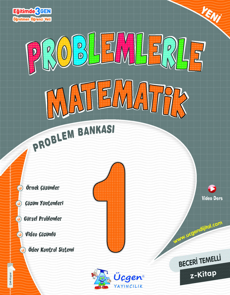 1. Sınıf Problemlerle Matematik Kapak Resmi