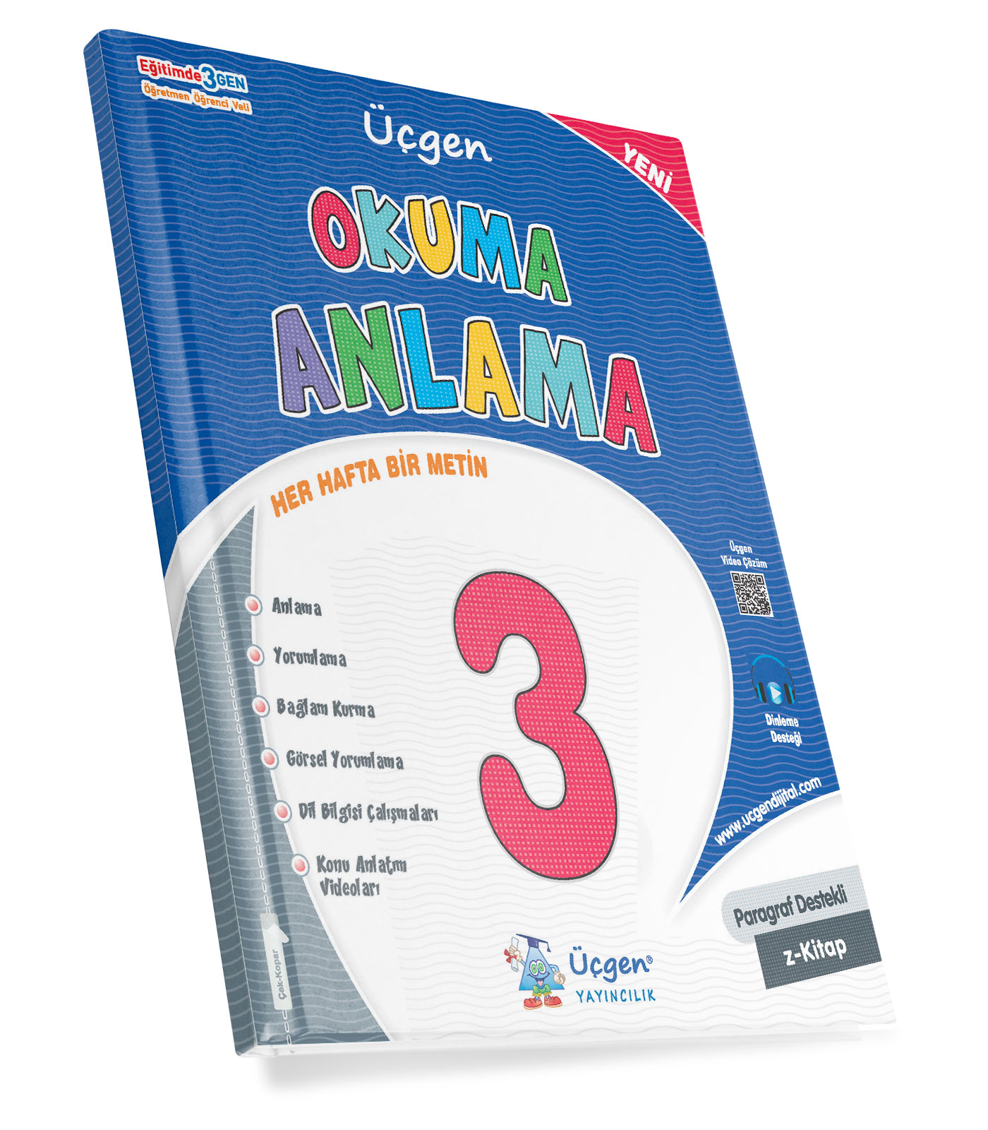 3. Sınıf Türkçe Okuma - Anlama Kapak Resmi