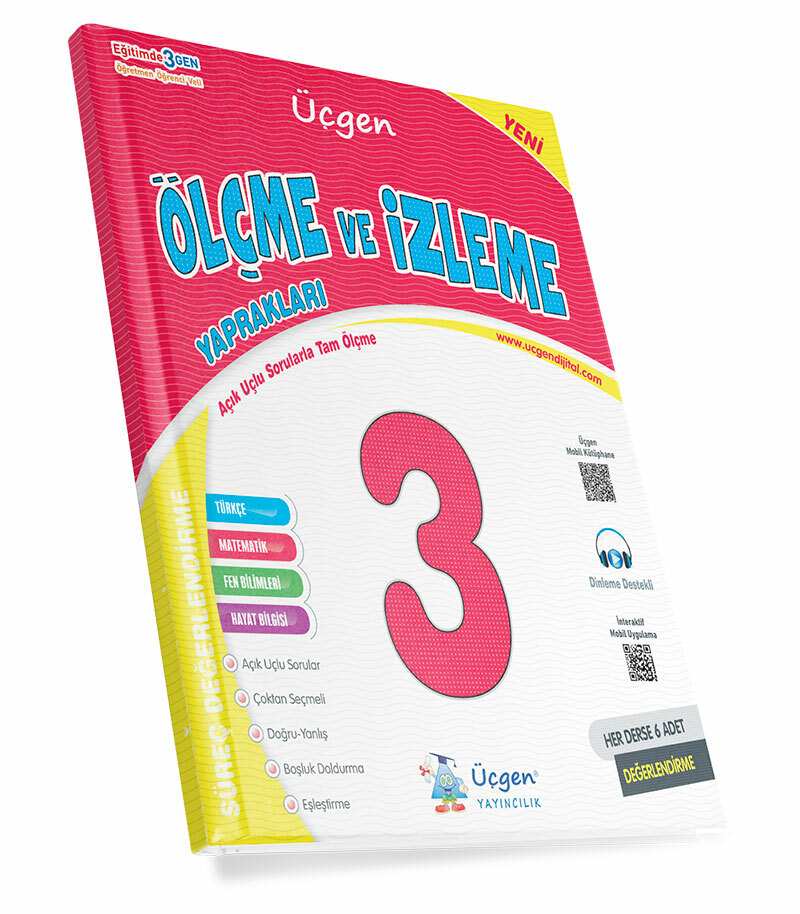 3. Sınıf Ölçme ve İzleme Yaprakları Kapak Resmi