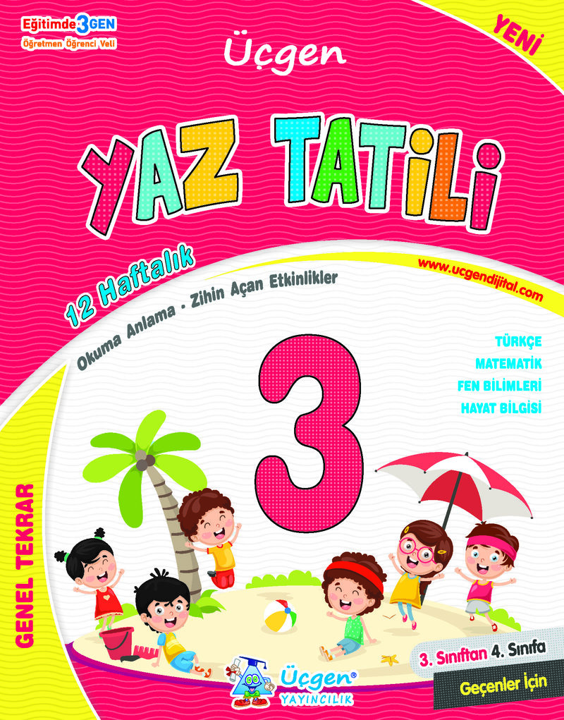 3. Sınıf Yaz Tatili Kitabı Kapak Resmi