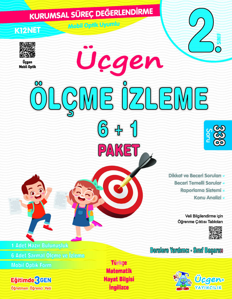 2 Sınıf Paket Deneme 7li Kapak Resmi