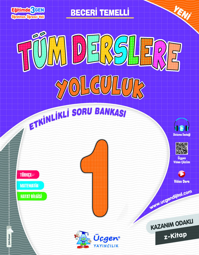 1. Sınıf Tüm Derslere Yolculuk Kapak Resmi